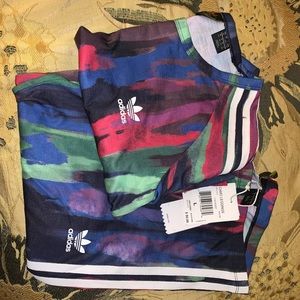 ADIDAS Abstract Crop Top and Legging Set